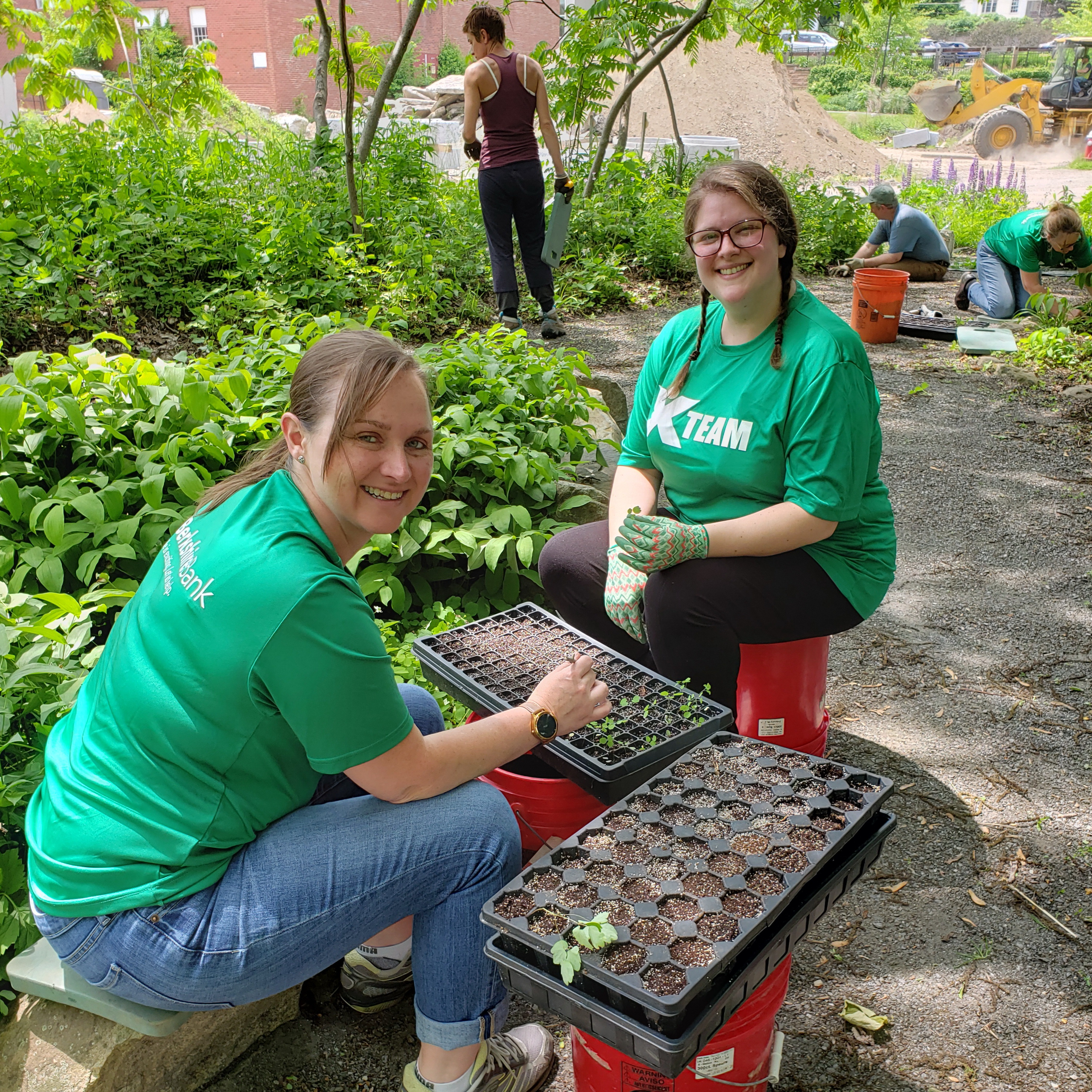 Seedling planting River Walk