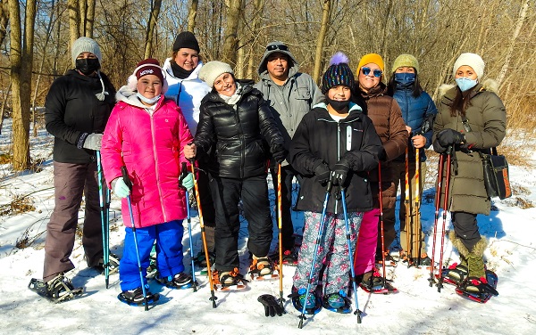 Winter snowshoe at Housatonic Flats