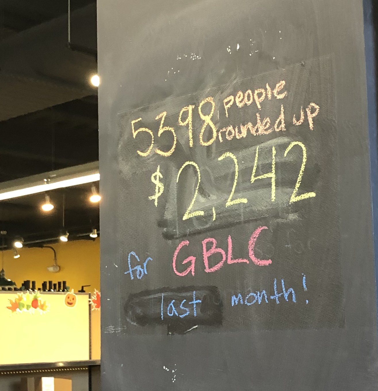 Berkshire Coop Patrons "Round Up" for GBLC!