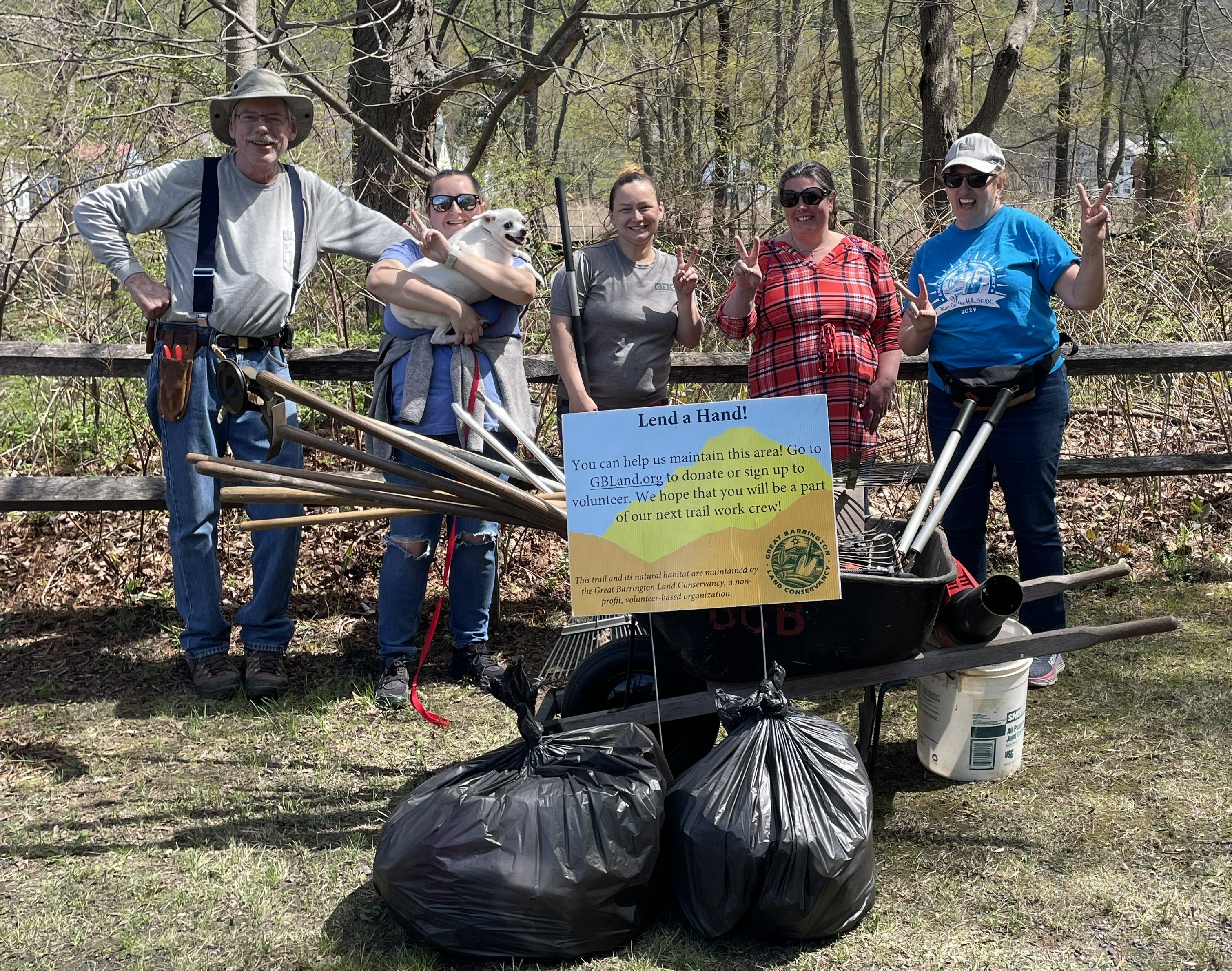 The Southern Berkshire, Recovery Center and Southern Berkshire Community Resource Center teamed up to offer a Riverfront Trail Hike and Cleanup on April 14th, 2026. 