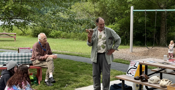 Tom Tyning is heading back to Lake Mansfield on Wed. July 15th at 10:30AMM so that families can get up close and personal with creatures that we usually just get to glimpse.