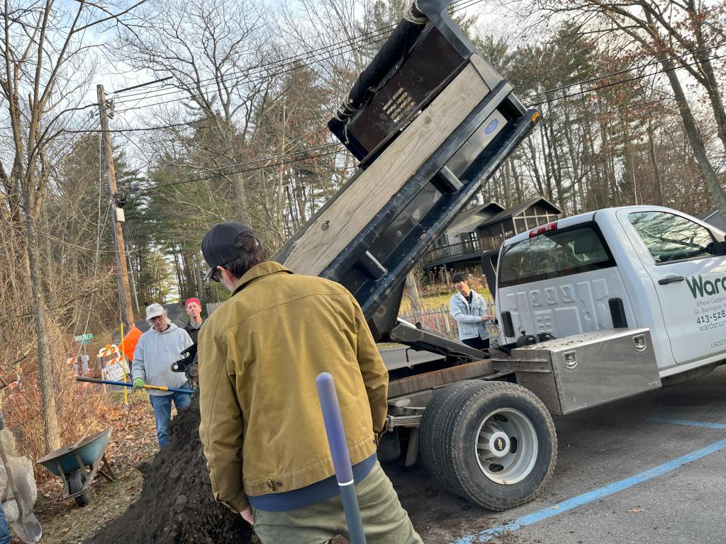 Soil was donated and delivered by Ward's Nursery & Garden Center