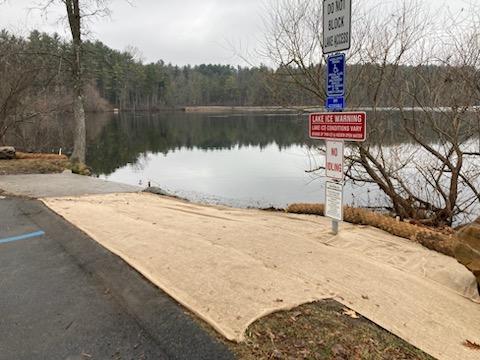 The installation of a more inviting boat launch area has been completed with this 3rd Work Party!