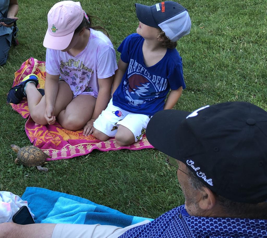 Who visited with many of our LM Explorers.