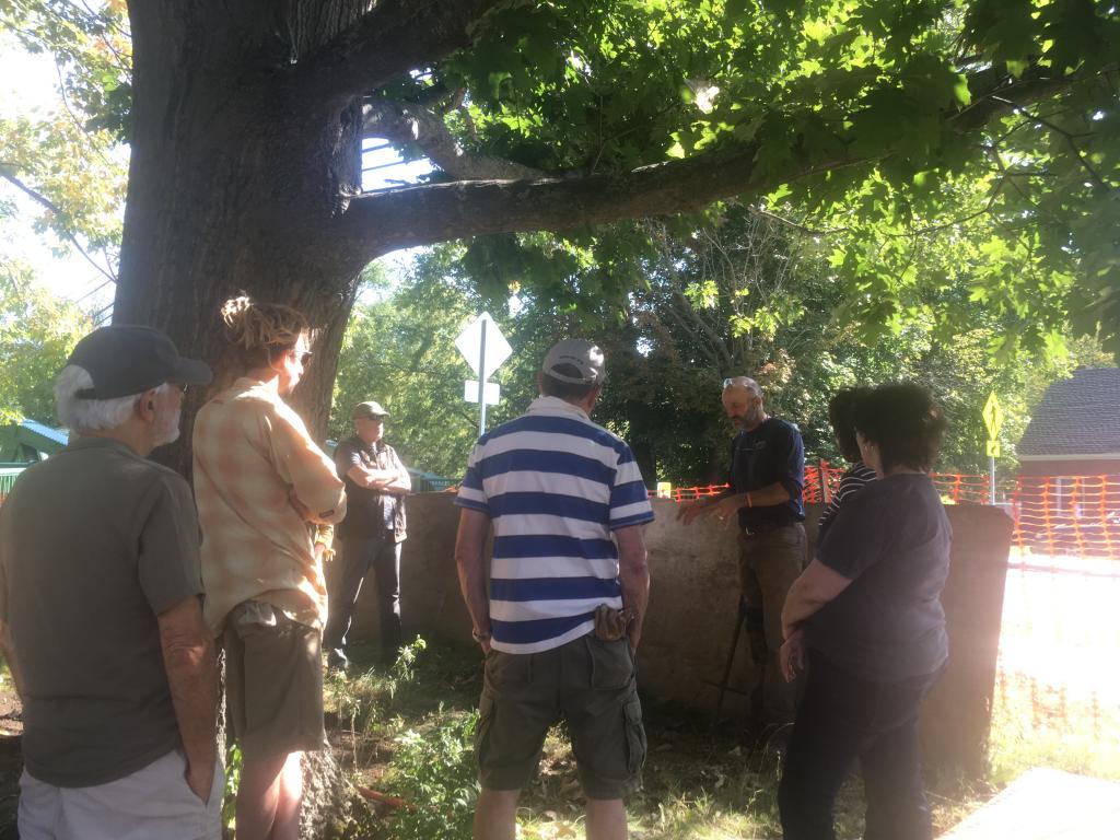 14 community members learned how to support healthy trees in their own yards.  Then we got to work . . .
