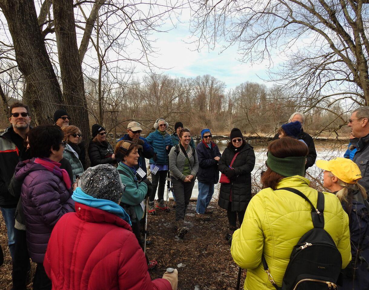 Winter Hike at Houatonic Flats Great Barrington Land Conservancy