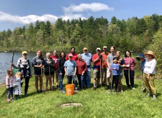 Lake Mansfield Clean Up and Family Fun Day.