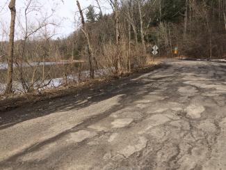 Currently Lake Mansfield Road is seriously impaired and having negative impacts on the habitat and water quality.